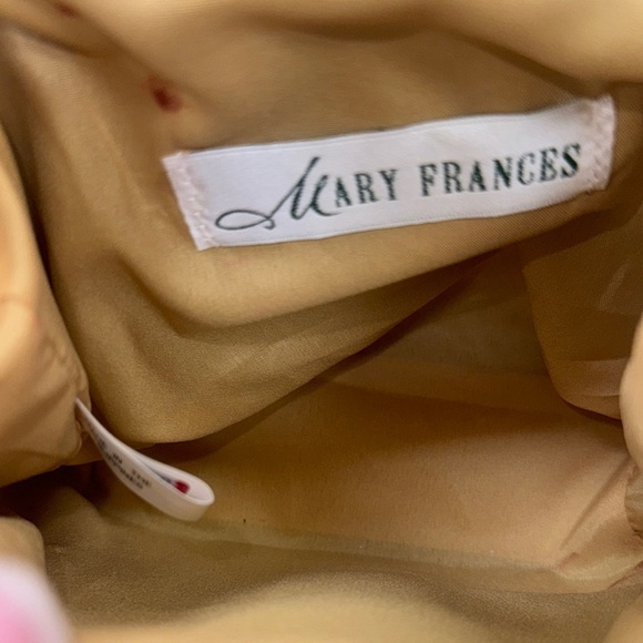 Mary Frances Tropical Palm Tree Beaded Handbag - Picture 5 of 6